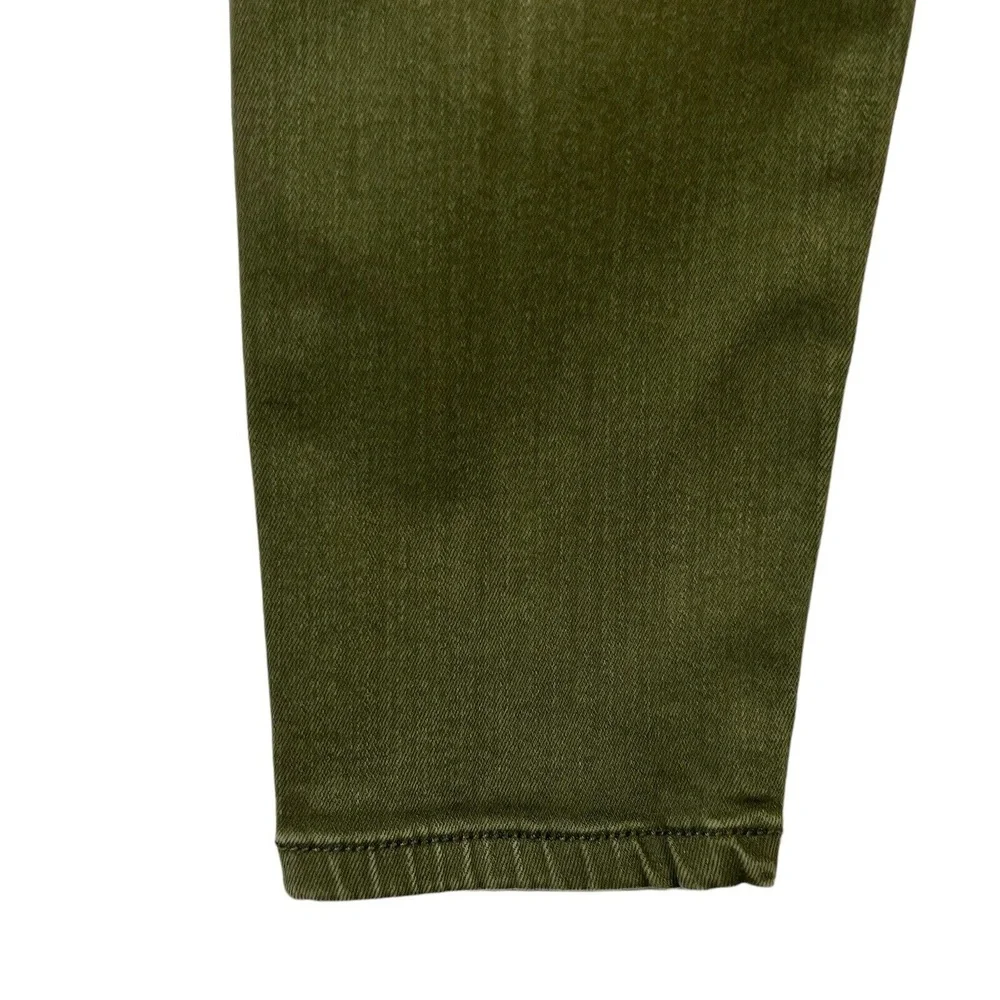 Altar’d State Jeans‎ 26/3 Green Skinny Solid Denim Stretch Croc Trendy Casual